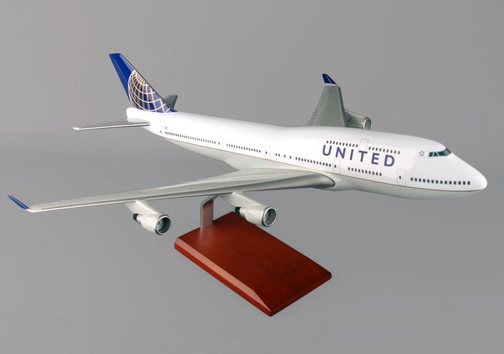 EXEC SER UNITED 747-400 1/100 POST CONTINENTAL MERGER