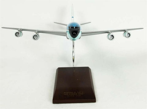 Desktop Boeing VC-137A Air Force One 1/100 Scale Mahogany Model