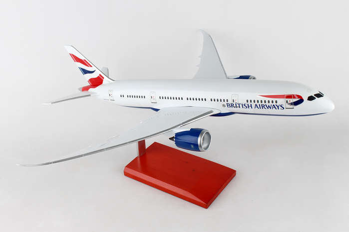 Executive Series British Airways Boeing 787-8 Mahogany Model