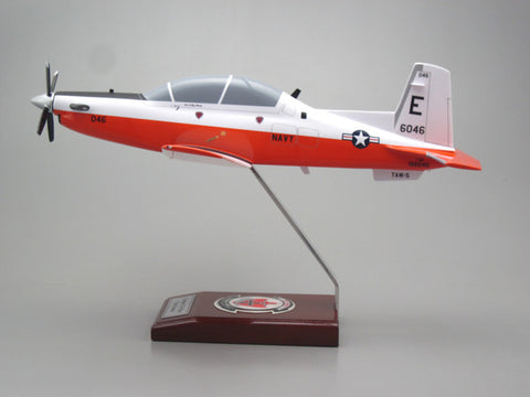 Beechcraft T-6 Texan II Custom Express Model Airplane (Navy)