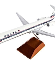 SKYMARKS DELTA MD-80 1/100 WIDGET LIVERY W/WOOD STAND & GEAR