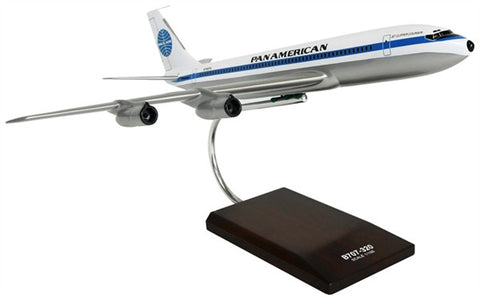 Boeing 707-320 Pan American Airlines - Pan Am 1/100 Scale Mahogany Model